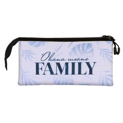 Lilo & Stitch Triple Pencil case Couple Lilac Lilo & Stitch Triple Pencil case Couple Lilac