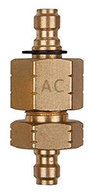 KS Tools 150.2653 Dubbel adapterstuk M14x1,25 binnen- en buitenschroefdraad en 1/4 slangaansluiting