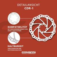 CONTEC remschijf "cdr-1" ct brake rotors cdr-1 160mm x 1.8mm 6-hole - thumbnail