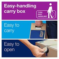 Tork poetspapier Mini Centerfeed, 1-laags, systeem M1, pak van 11 rollen - thumbnail