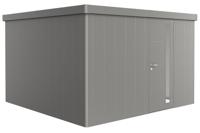 Biohort Neo 4D metalen tuinhuis enkele deur kwartsgrijs 348x348 cm- Plat dak- Metaal- Biohort - thumbnail