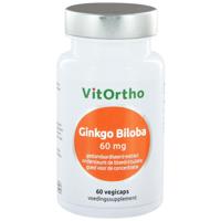 VitOrtho Ginkgo Biloba Extract 60mg Capsules - thumbnail