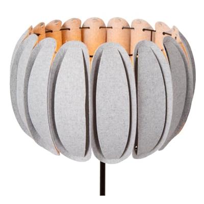 Lucide SPENCER - Vloerlamp - Ø 40 cm - 1xE27 - Grijs