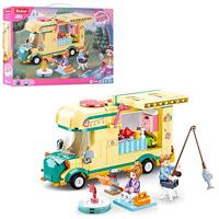 Sluban camper (girl's dream) bouwstenen set - thumbnail