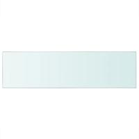 Wandschap transparant 90x25 cm glas - thumbnail