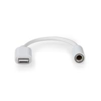 Lightning Adapter | Apple Lightning 8-Pins | 3,5 mm Female | Vernikkeld | 0.10 m | Rond | TPE | Grijs | Polybag - thumbnail