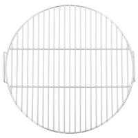 VidaXL Barbecuerooster met handgrepen rond ø44,5 cm 304 roestvrijstaal - thumbnail