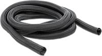 Delock 18852 18852 Gevlochten slang Zwart Polyester 2 m 10 mm (max) 1 stuk(s) - thumbnail