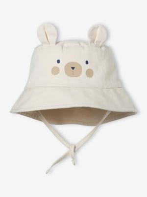 Zonnehoed "beer" voor baby's vanille Zonnehoed "beer" voor baby's vanille