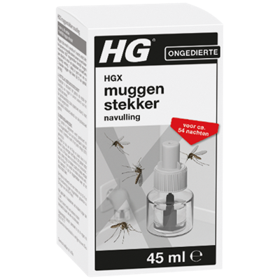 HG X muggenstekker navulling 45ml