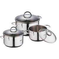Bergner Roestvrijstalen pannenset (6 dlg) - thumbnail