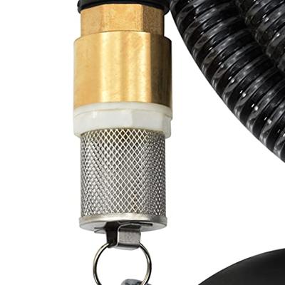 VidaXL Zuigslang met messing koppelingen 1,1'' 15 m pvc zwart VidaXL Zuigslang met messing koppelingen 1,1'' 15 m pvc zwart