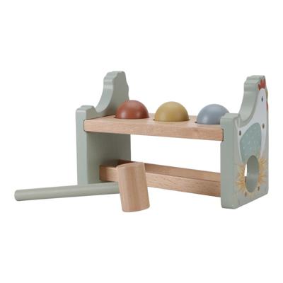 Little Dutch Tiamo little farm hamerbankje met ballen Little Dutch Tiamo little farm hamerbankje met ballen
