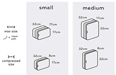 Peak Design Packing Cube Grijs Nylon 8 l