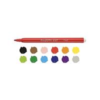 Carioca viltstift Superwashable Joy, 12 stiften in een kartonnen etui - thumbnail