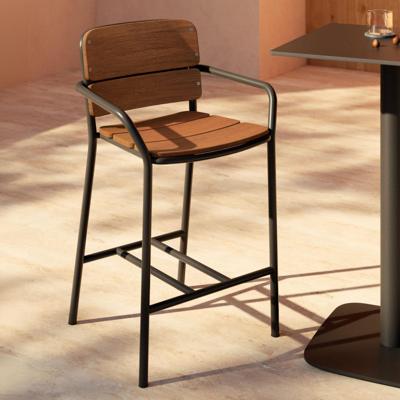 Kave Home Barstoel 'Algueret' Eucalyptushout (zithoogte 66cm) Kave Home Barstoel 'Algueret' Eucalyptushout (zithoogte 66cm)