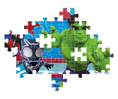 Clementoni legpuzzel super color marvel spidey, 60st. - thumbnail