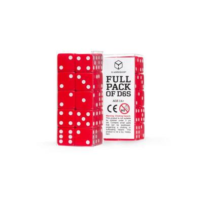 Q Workshop Dice Set Full Pack D6 Red (20) Q Workshop Dice Set Full Pack D6 Red (20)