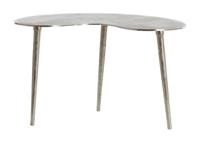 Light & Living Organische Bijzettafel 'Linos' 67 x 49cm, kleur Nikkel - thumbnail