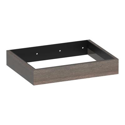 Brauer Amaze - Onderkast - 60 cm - met Geïntegreerde Ophangbeugel - Lamellen Eiken Zwart