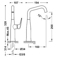 Keralit Verbindingstuk Natuur eiken (2816) (Potdeksel 177) - thumbnail