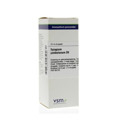 VSM Syzygium jambolanum D6 (20 ml) VSM Syzygium jambolanum D6 (20 ml)