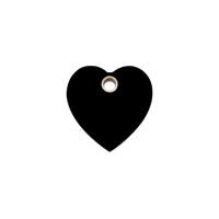 Heart I plastic dierenpenning small/klein 2,01 cm x 2,01 cm RedDingo - Reddingo - thumbnail