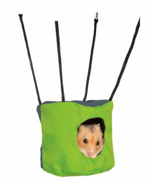 TRIXIE RITSELHOLLETJE HANGEND HAMSTER ASSORTI 10X10X9 CM 3 ST