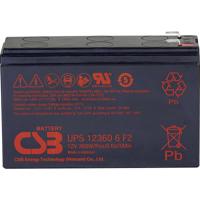 CSB Battery UPS 123606 high-rate Loodaccu 12 V 7 Ah Loodvlies (AGM) (b x h x d) 151 x 99 x 51 mm Kabelschoen 6.35 mm Onderhoudsvrij, Geringe zelfontlading - thumbnail