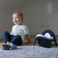 Pot - THERMOBABY - IDEO - Blauw - Met afneembare, ergonomische en robuuste kom - thumbnail