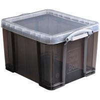 Really Useful Box opbergdoos 35 liter, transparant gerookt - thumbnail