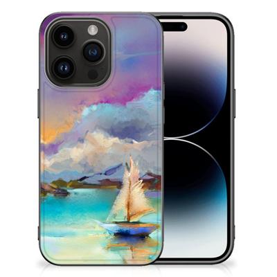 Kleurrijke Telefoonhoesje iPhone 15 Pro Boat
