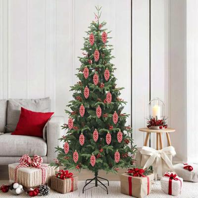 Kerstboomdecoratie 40 pcs Rood