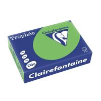 Clairefontaine Trophée Intens, gekleurd papier, A4, 210 g, 250 vel, grasgroen - thumbnail