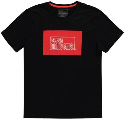Nintendo - 8Bit Super Mario Bros World Black Men's T-shirt