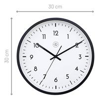 Wandklok 30 cm - Geruisloos - Kunststof - "Easy Big" - thumbnail