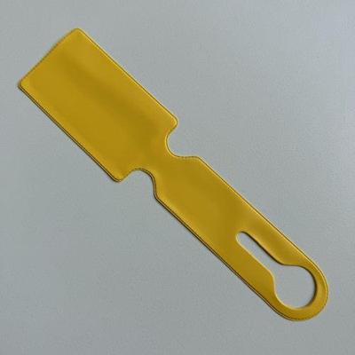 Kofferlabel 55x230mm geel 250 stuks