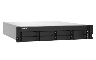 QNAP TS-832PXU-RP NAS Rack (2U) Annapurna Labs AL324 4 GB DDR4 0 TB QNAP Turbo System Zwart
