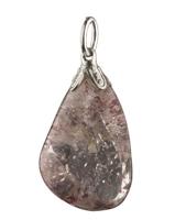 Aardbeienkwarts Edelsteen Hanger (20 mm) - thumbnail