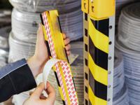 Durable 1102130 Hoekbescherming Zwart, Geel (l x b x h) 1000 x 47 x 47 mm - thumbnail