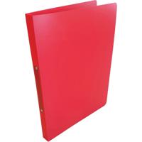 Alpha ringmap, voor ft A4, uit PP, 2 ringen van 16 mm, rood - thumbnail