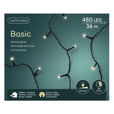 Kerstverlichting LED rice lights voor buiten 3600 cm 480L Lumineo - Lumineo Kerstverlichting LED rice lights voor buiten 3600 cm 480L Lumineo - Lumineo