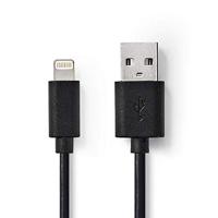 Sync and Charge-Kabel | Apple Lightning 8-Pins Male - USB-A Male | 1,0 m | Wit - thumbnail