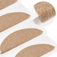 VidaXL Trapmatten zelfklevend 10 st 65x22,5x3,5 cm beige - thumbnail