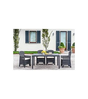 Tuinstoel IPAE Progarden Folia Antraciet Polypropyleen (60 x 58 x 89 cm)