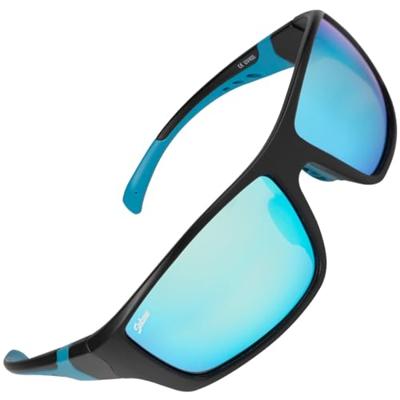 Salmo Black Glasses Grey Ice Blue Lens