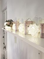 Konstsmide 3192-103 Motief lichtketting Sneeuwvlok Binnen werkt op het lichtnet LED Warmwit Verlichte lengte: 1.98 m - thumbnail