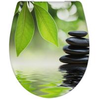 Cedo Wellness en Stone Toiletzitting met Deksel - Universele Pasvorm - thumbnail