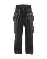 Blåkläder Winterwerkbroek 15151370 | Zwart | Maat 54 - 7330509180396 - thumbnail