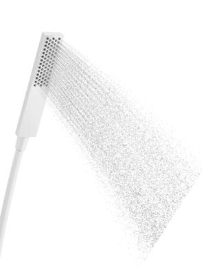 Hansgrohe Pulsify E staafhanddouche 100 1jet EcoSmart, mat wit